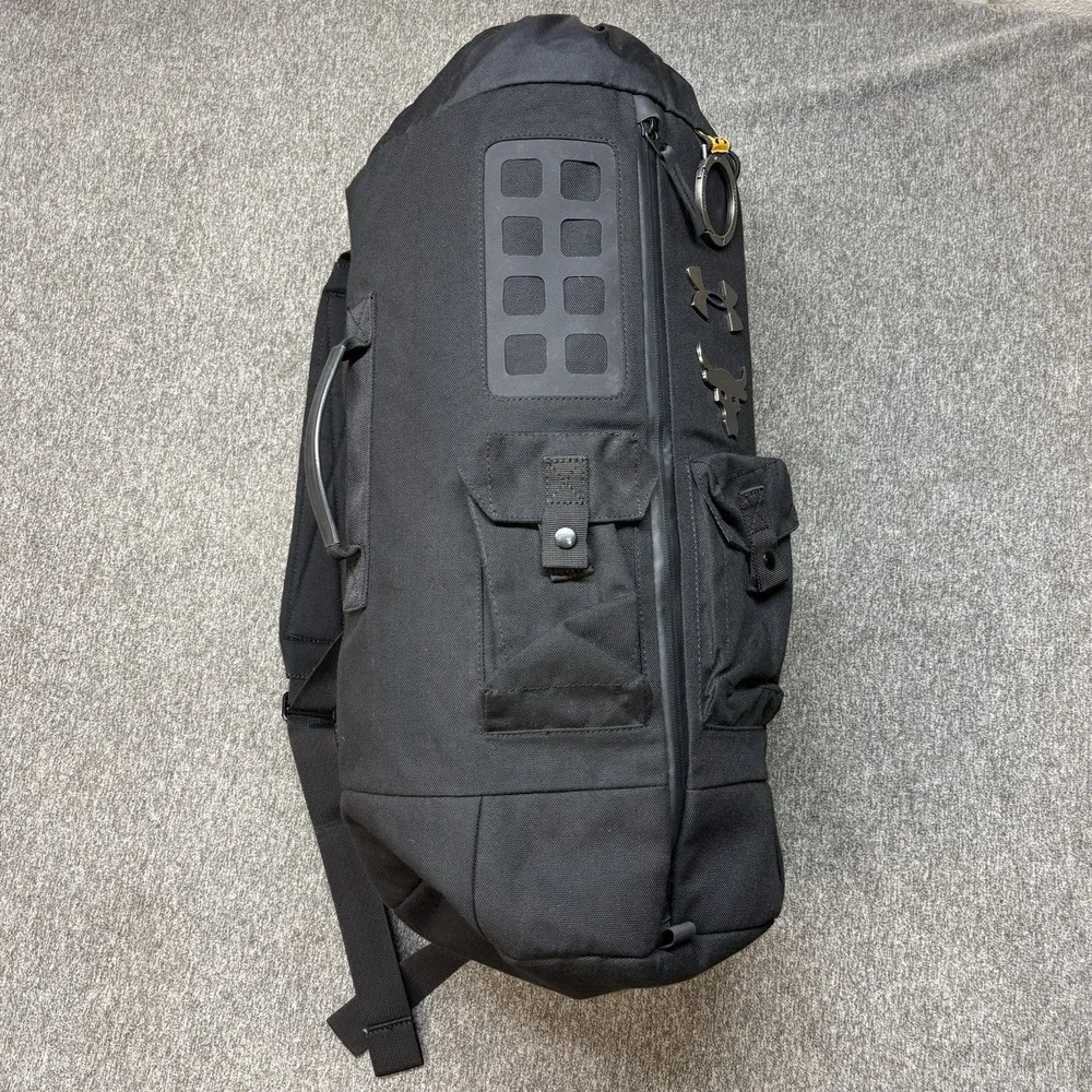 Under Armour Project Rock 60 Bag Backpack Rucksack Gym Duffle Travel School